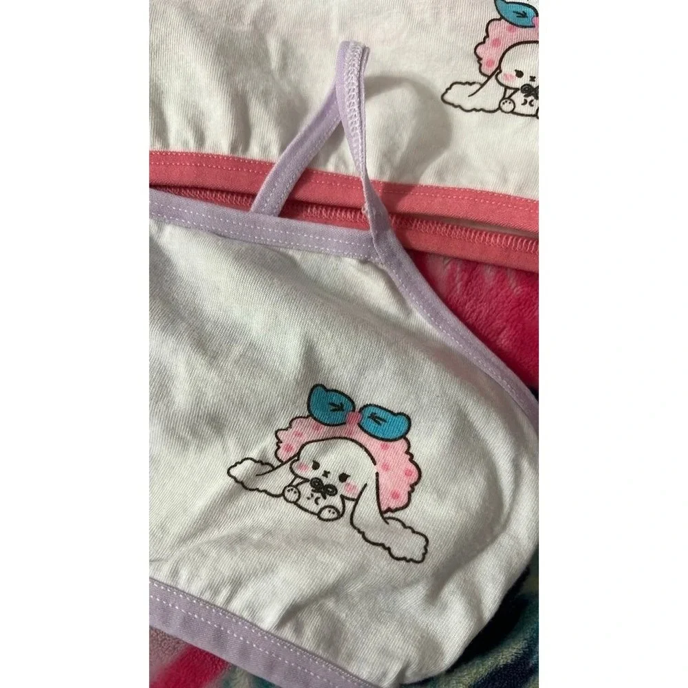 Sanrio Cinnamoroll Training Bras Girls One Size White Good 3 Pack Kawaii Graphic